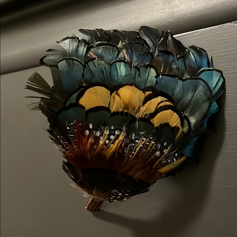 Feathered headband